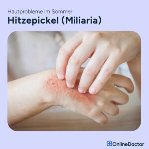 Social Media Post Sommer Hitzepickel